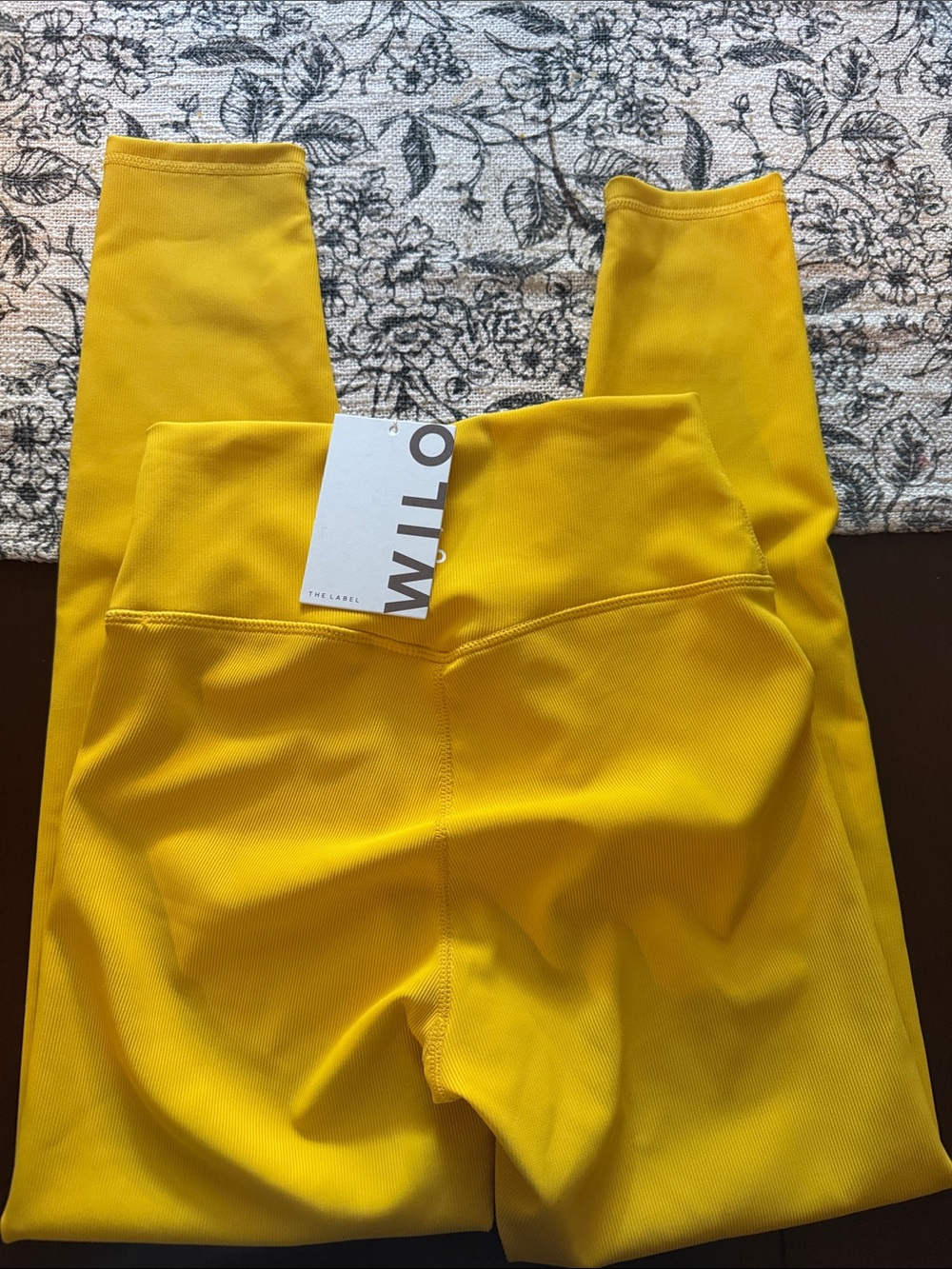 Wilo Women’s Yellow High-Waist Performance Leggings